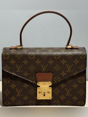 Louis Vuitton Vintage Concorde Monogram Canvas Leather
